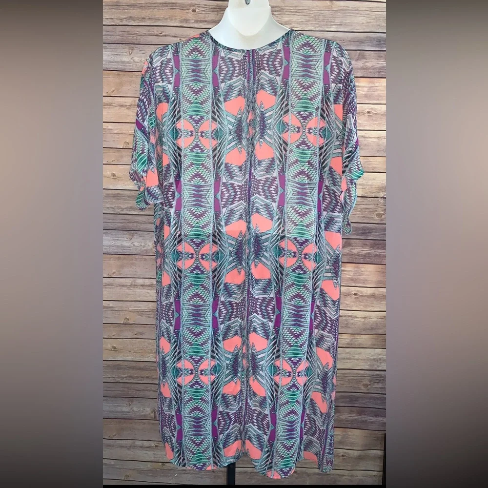 Colorful Patterned Cardigan - Size - Picture 2 of 7
